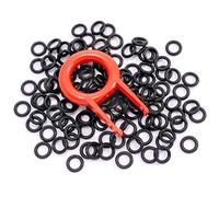 IT-Services Irro 120 Noise-Dampener O-Ring, BLACK, HARD (Shore 70A) incl. Keycap Puller for Cherry MX, Corsair MX, Kailh MX and other mechanical keyboards