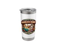 It Started Out As A Harmless Hobby Funny Quilting Sewing Stainless Steel Insulated Tumbler