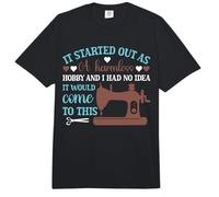 It Started Out As A Harmless Hobby Funny Sewing Comfort Colors Adult Heavyweight T-Shirt