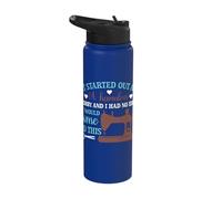 It Started Out As A Harmless Hobby Funny Sewing Stainless Steel Insulated Water Bottle