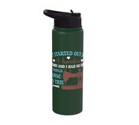 It Started Out As A Harmless Hobby Funny Sewing Stainless Steel Insulated Water Bottle