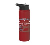 It Started Out As A Harmless Hobby Funny Sewing Stainless Steel Insulated Water Bottle