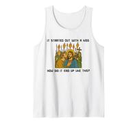 It Started Out with a kiss How did it end up Like This Jesus Tank Top