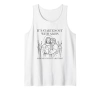 It Started Out with A Kiss How Did It End Up Like This Jesus Tank Top