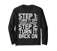 IT Support Computer Guy Humor Tech Support Work Long Sleeve T-Shirt