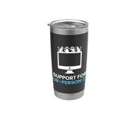 IT Support for A Four Person Zoo Systems Administrator Stainless Steel Insulated Tumbler