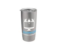 IT Support for A Three Person Zoo System Administrator Stainless Steel Insulated Tumbler