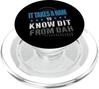 It Takes A Ham To Know Dit From Dah Funny Radio Operator PopSockets PopGrip for MagSafe