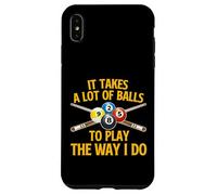 It Takes A Lot Of Balls To Play The Way I Do - Billiard Pool Case for iPhone XS Max