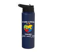 It Takes A Special Dad - to Hear What A Son Can't Say Father Stainless Steel Insulated Water Bottle