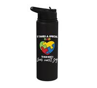 It Takes A Special Dad - to Hear What A Son Can't Say Father Stainless Steel Insulated Water Bottle