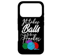 It Takes Balls To Be A Hooker Crochet All Day For Women Boho Case for iPhone 17 Pro