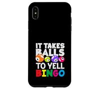 It Takes Balls To Yell Bingo Fun Case for iPhone XS Max