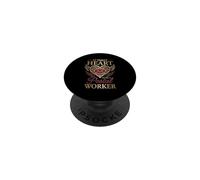 It Takes Heart To Be A Postal Worker Mail Carrier PopSockets Adhesive PopGrip