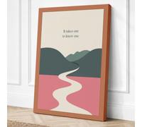 It Takes One to Know One Canvas Wall Art Print 18x12 Inch
