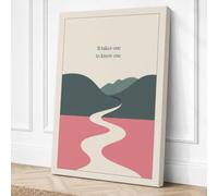 It Takes One to Know One Canvas Wall Art Print 36x24 Inch