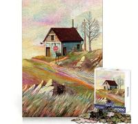 It The Road Jigsaw Puzzles for Adults 1000 Pieces Recall Enhancer Creative Play Pattern Build Birthday Gift (38x52cm)