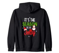 It' The Season To Be Jolly, Christmas Zip Hoodie