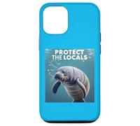 It time for Manatee Conservation "Protect the Locals" Sea L Case for iPhone 12/12 Pro