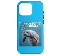 It time for Manatee Conservation "Protect the Locals" Sea L Case for iPhone 16 Pro
