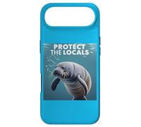 It time for Manatee Conservation "Protect the Locals" Sea L Case for iPhone Air