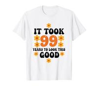 It Took 99 Years to Look This Good Value Graphic T-Shirt, Men, White, S