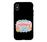 It Took All My Willpower to Quit Dieting Funny Quote Case for iPhone X/XS