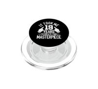 It Took Me 19 Years To Create This Masterpiece 19th Birthday PopSockets PopGrip for MagSafe