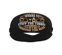 It Took Me Three Weeks To Stuff The Turkey I Stuffed It Through The Beak Thanksgiving Unisex Hairband Elastic Head Bands Moisture Wicking Sweat Bands For Running Workout Cycling