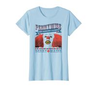 IT: TV Mini Series The Dancing Clown T-Shirt, Women, Baby Blue, Medium