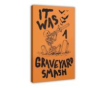 It Was A Graveyard Smash Canvas Poster Bedroom Decor Landscape Office Room Decor Gift 16" L X 24" W