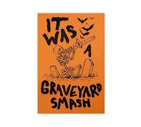 It Was A Graveyard Smash Canvas Poster Wall Art Decor Print Picture Paintings for Living Room Bedroom Decoration 12" L X 18" W