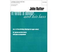 It was a lover and his lass: No.1 of ^IThree Birthday Madrigals for upper voices^N