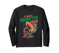 It was A Monster Mash Retro Halloween Party Vibe Long Sleeve T-Shirt