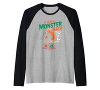 It was A Monster Mash Retro Halloween Party Vibe Raglan Baseball Tee