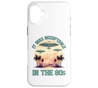 It Was Acceptable in the 80s Palm Trees Sunset Summer Case for iPhone 16 Plus