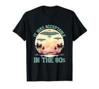 It Was Acceptable in the 80s Palm Trees Sunset Summer T-Shirt
