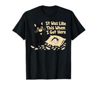 It was Like This When I Got Here Cat Humor Value Graphic T-Shirt