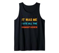 It was Me I Ate All The Hamantashen Funny Purim Party Tank Top