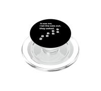 It Was Me I Let The Cats Out They Asked Humor Saying PopSockets PopGrip for MagSafe