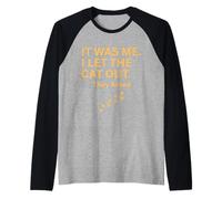 It was Me I Let The Dogs Out They Asked Humor Saying Raglan Baseball Tee