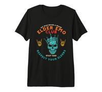 It was Never A Phase Elder Emo Club Stay Sad Retro Design Premium T-Shirt