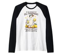 It was Not Easy Peasy Funny Silly Goose Lemon Stand Lemonade Raglan Baseball Tee