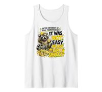 It was Not Easy Peasy Lemon Squeezy - Funny Raccoon Tank Top