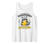 It was Not Easy Peasy Lemon Squeezy - Funny Raccoon Tank Top