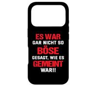 It was not said as evil as it was meant Case for iPhone 17 Pro