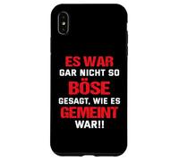 It was not said as evil as it was meant Case for iPhone XS Max