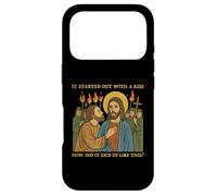 It Was Only a Kiss - Jesus & Judas Parody Quote Case for iPhone 17 Pro