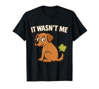 It Wasn't Me Dog Fart Humor Cartoon Design For Dog Lovers T-Shirt