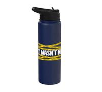 It Wasn't Me - Murder Mystery Dinner Stainless Steel Insulated Water Bottle